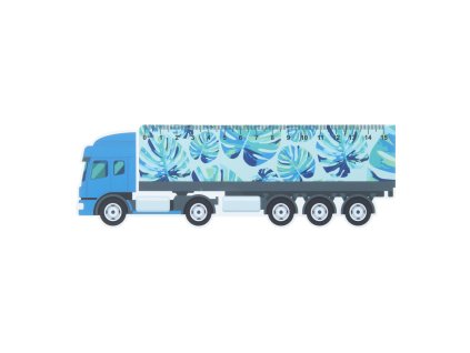 15 cm pravítko, kamión (Farba white)