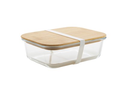 sklenený box na jedlo (Farba transparent)