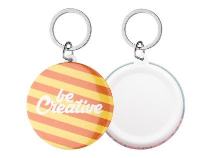 prívesok na kľúče gombík (Farba white)