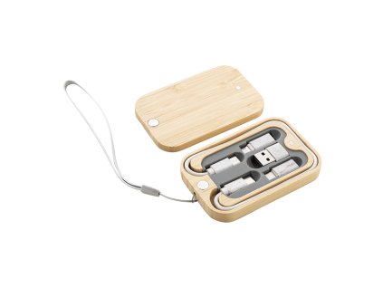 sada USB nabíjacích káblov (Farba natural)
