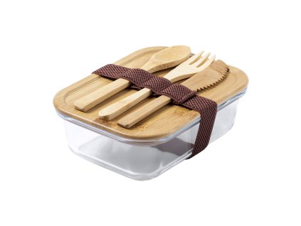 sklenený box na jedlo (Farba transparent)