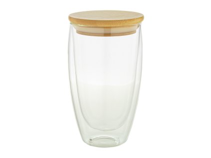 sklenený termohrnček (Farba transparent)