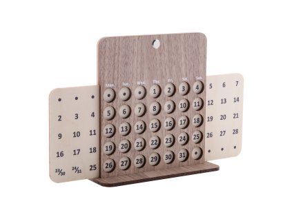 večný kalendár (Farba natural)