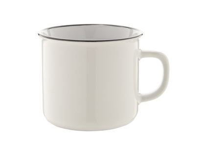 retro hrnček (Farba white)