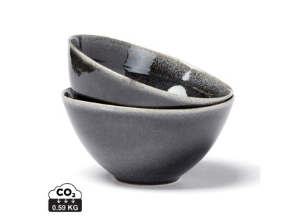 Sada misiek 15,5 cm 2 ks VINGA Nomimono (Farba čierna)