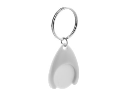 prívesok na kľúče so žetónom (Farba white)