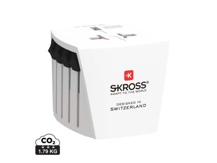 Cestovný adaptér SKROSS World MUV Micro (Farba biela)