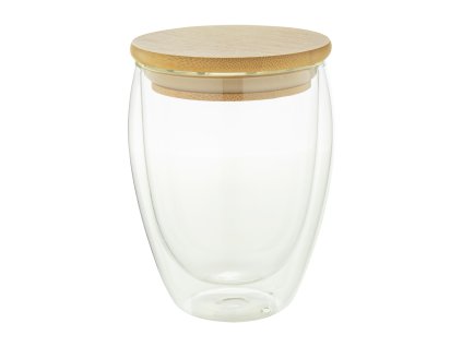 sklenený termohrnček (Farba transparent)