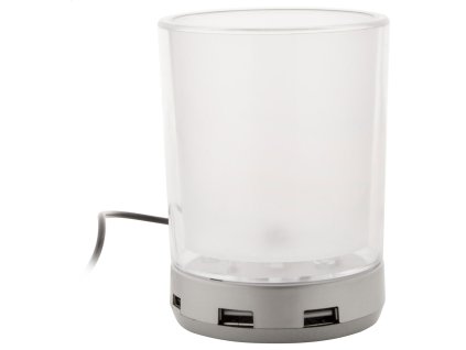 pen holder with USB hub (Farba transparent)