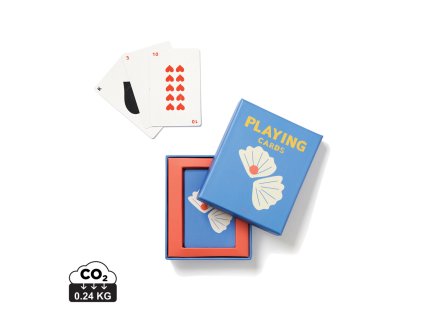 Edícia stolových hracích kariet VINGA (Farba modrá)