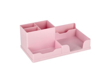 organizer stolovy pastelovo ruzovy