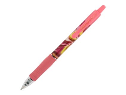 roller gelovy pilot g 2 flow 0 7 mm ruzovy modra napln