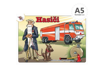 omalovanka a5 hasici