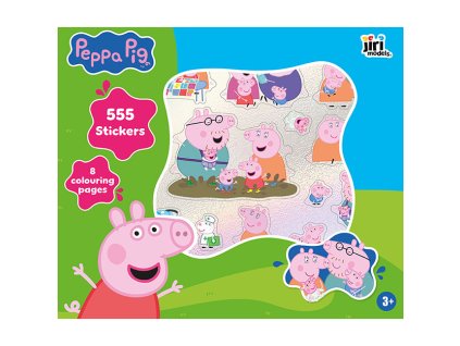 555 samolepiek prasiatko peppa
