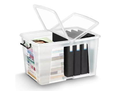 Plastový box s vekom 65l