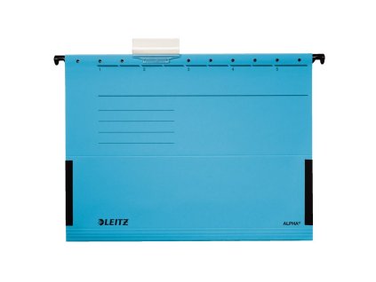 Závesný obal Leitz ALPHA s bočnicami modrý