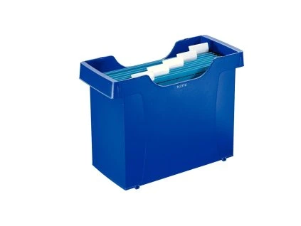 Zásobník na závesné obaly Leitz Plus modrý