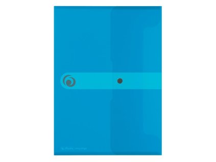 Plastový obal A4 s cvočkom Herlitz Easy Orga priehľadný modrý