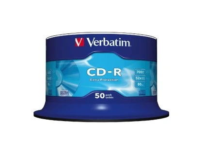 Verbatim CD-R 700 MB cake 50 ks Extra
