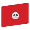 modelovacia podlozka na stol a4 cervena