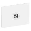 modelovacia podlozka a3 na stol biela