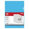 obal zakladaci l pp a4 modry sada 10 ks