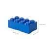 lego box na desiatu 100 x 200 x 75 mm modra