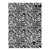 doska s gumickou happy color 24 x 31 cm a4 karton black white zebra