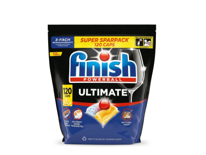 Finish Powerball Ultimate tablety do myčky, 120 ks