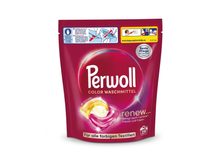 Perwoll Renew Color All-in-1 prací kapsle 19 ks