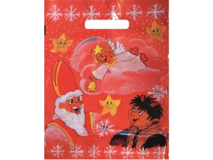 Taška červená, čert, Mikuláš a anděl