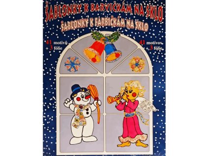 ŠABLONKY K BARVIČKÁM NA SKLO + FOLIE