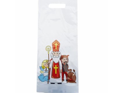 Taška Mikuláš, čert a anděl, 180x400 mm