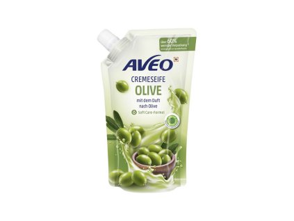 aveo cremeseife fluessig nachfuellbeutel olive