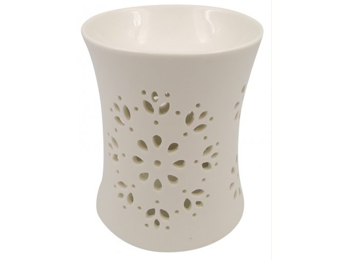 Aromalampa porcelánová bílá 13 cm