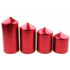 Adventní svíce válec bordó LAK, postupka 60, 75, 90, 105 x 50 mm, 4 ks