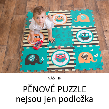 Pěnové puzzle nejsou jen podložka