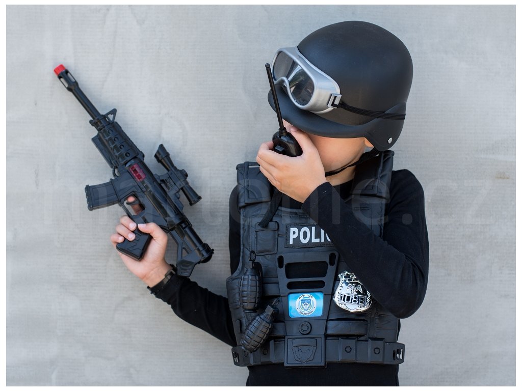 SWAT vesta policie s příslušenstvím - Martonie