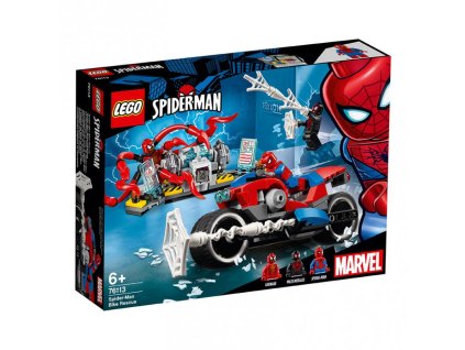 LEGO Super Heroes 76113 Spider Man a záchrana na motorce 1