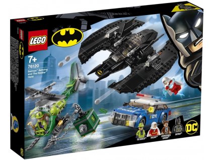 LEGO Super Heroes 76120 Batmanovo letadlo a Hádankářova krádež 1