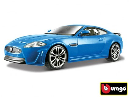 Jaguár XKR-S Metallic Blue Bburago 1:24 18-21063