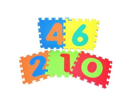Měkké puzzle bloky - číslice 30 cm