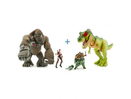SET Jurassic Clash - Dinosaurus a Gorila
