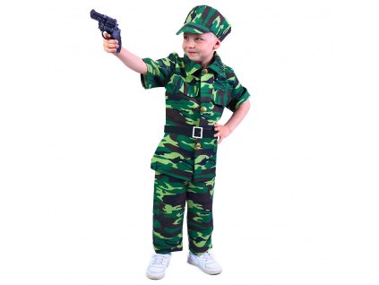 Kostým voják dětský, vel. M EKO