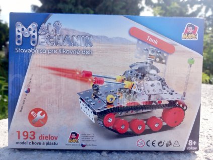 Malý mechanik - šroubovací tank 193 ks