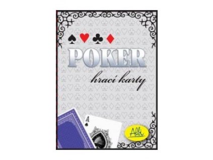 Kvalitní Poker karty - modré