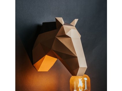 249 6 papirova skladacka konik hnedy papertime
