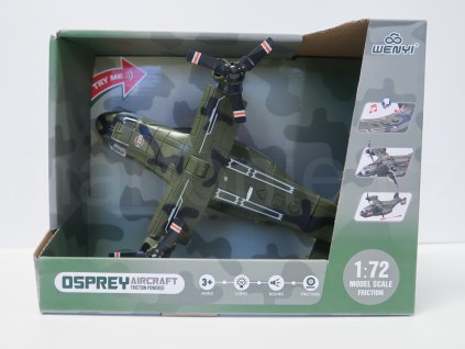 Letadlo s vertikálním vzletem 28 cm