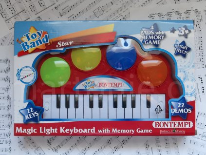 Bontempi Kouzelná světelná klávesnice 28 x 16,2 x 4,5 cm