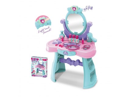 Kosmetický stolek s příslušenstvím na baterie 66 cm
